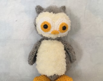 Henry the crocheted owl by Hiboutique