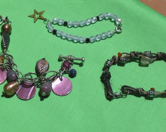 Retro Beaded & Rope Bracelets TLC