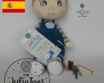 Julio - crochet boy - PDF pattern