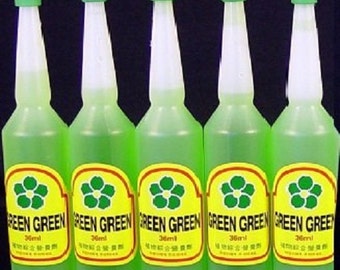 5 Bottles Green Green Plant Food Lucky Bamboo Food (36ml/bottle)