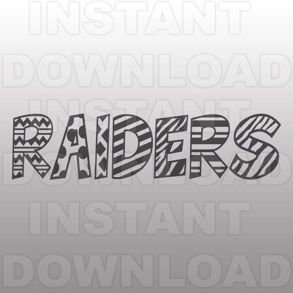 Download Raiders SVG File Raiders Sports SVG File Varsity SVG