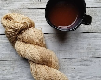 Ready to Ship: Java Sock Yarn |Naturally Dyed