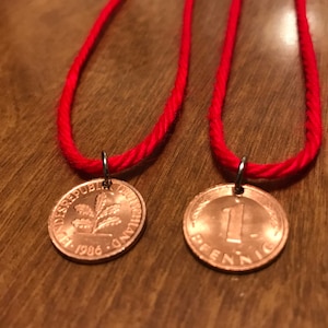 Netflix Series “Dark” 1986 Pfennig Necklaces