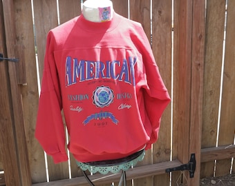 Vintage Crewneck America Sweatshirt 1991 by IOU