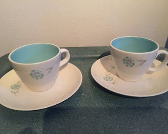 Daisy Cup and Saucer - Set of Two