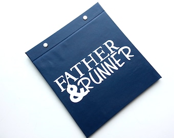 Race Bib Holder - Father & Runner - Hand-bound Book for Runners