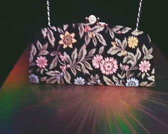 Vintage 60's Brocade Clutch