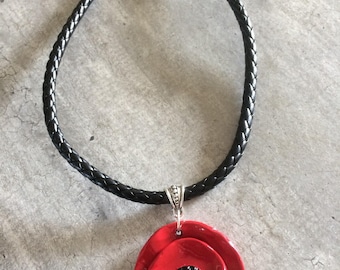 Choker necklace - poppy - new collection