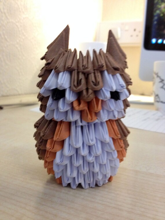 items-similar-to-cute-3d-origami-owl-on-etsy