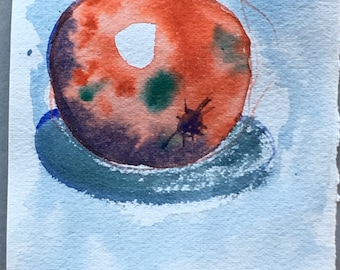 Orange 4 - Original watercolour
