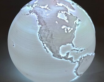 3D Printed Earth Light