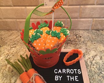 Easter Cookies Carrot Basket