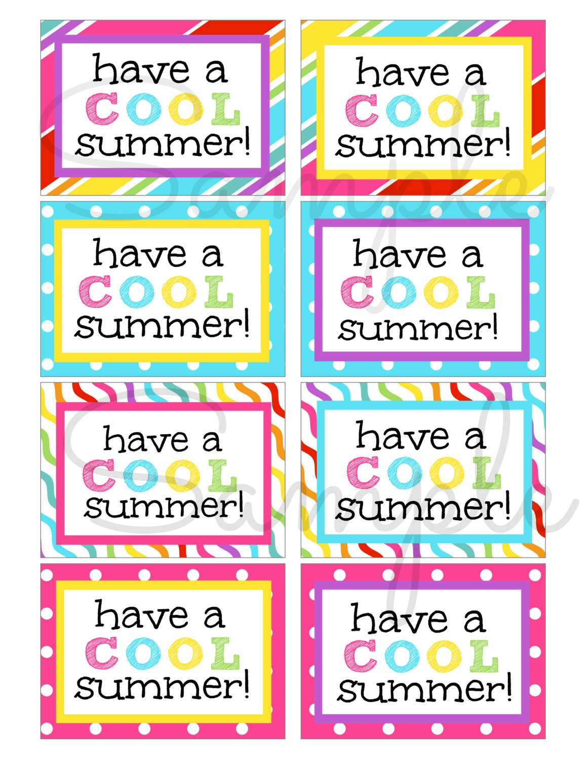 This is a graphic of Critical Have a Cool Summer Printable It is a picture of Critical Have a Cool Summer Printable
