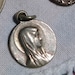 RESERVED Antique Virgin Mary Medal Our Lady of Lourdes 1900 French Silver Religious Medal #sophieladydeparis