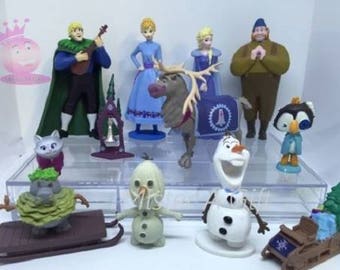 Mister A Gift Disneys Olafs Frozen Adventure set of 12 plastic Cake Toppers