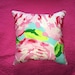 New Pillow made with Lilly Pulitzer Hotty Pink First Impression fabric, 3 sizes available