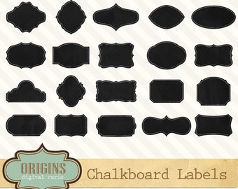 Chalkboard label | Etsy