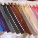 1 x 9.5" / 24cm invisible zipper invisible zip nylon zip in choice of colours
