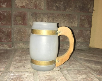 Vintage Frosted Siesta Glass