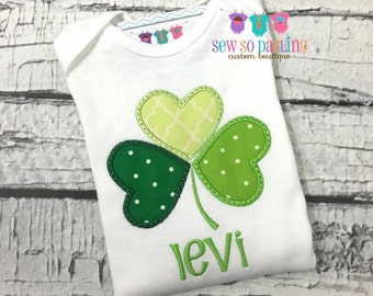 Baby Boy St Patricks Day Shirt - St Patricks Day Outfit - St Patricks Day shirt - Baby Boy Shamrock Shirt