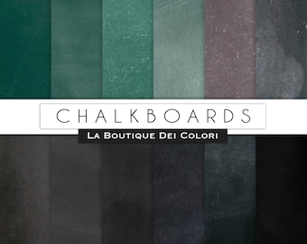 22 Real Chalkboard digital paper Black and Green Printable Digital Chalkboard Paper Pack Download for Personal and Commercial Use