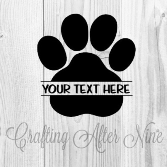 Download Paw Print SVG Cut Files Seperated Paw Print SVG Screen