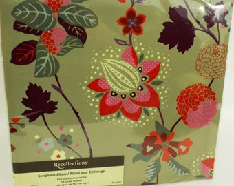 Recollections 12x12 Tropical Flowers Scrapbook