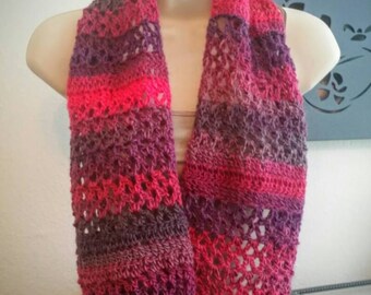 Crochet Pattern: Lacy Bella Loop Scarf