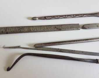 Lace Making / Crochet Tools incl. Vicars Eclipse no3 1911