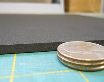 2 pcs 5mm 13"x19" EVA craft foam sheets in black, white or grey color.