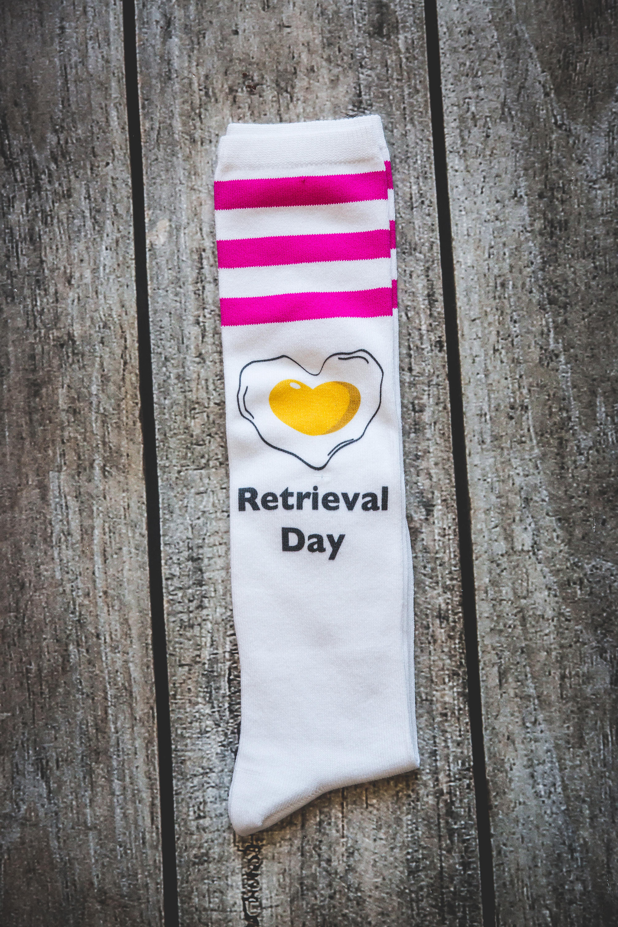 IVF Egg Retrieval Day Socks Infertility