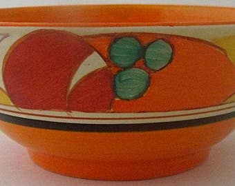 Clarice Cliff Bizarre Fantasque Melon Bowl - Art Deco