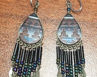 Southwest Style dangly Earrings