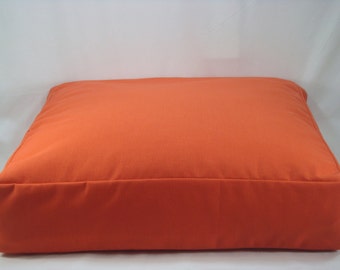 Solid Indoor/Outdoor Floor Pillow Floor Seating Boxed Floor Pillow Boxed Cushion Reversible Pillow Floor Cushion Cushion Covers Only