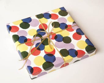 Polka Dots Wrapping Paper,Wedding Gift Wrap,Dots Wrapping Sheets,Holiday Gift Wrap