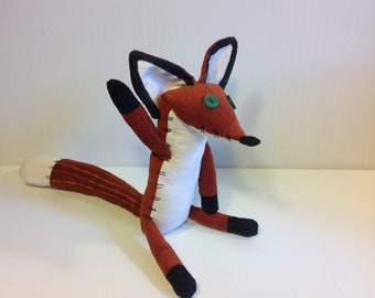 Fox le petit prince the little prince fox plush little toy fantasy fox stuffed cartoon fox orange renard 22cm