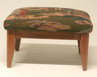 Solid Wood Footstool
