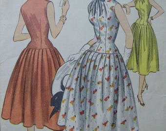 50s Dress Pattern | Etsy