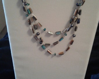 Hand-Made Three-strand Necklace