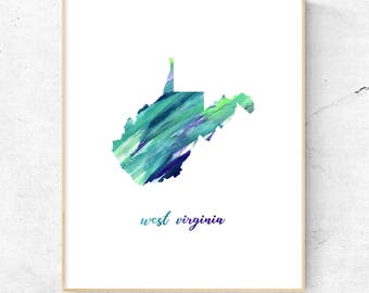 West Virginia Art Print
