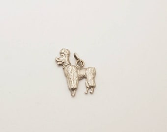 Vintage Sterling Poodle Charm