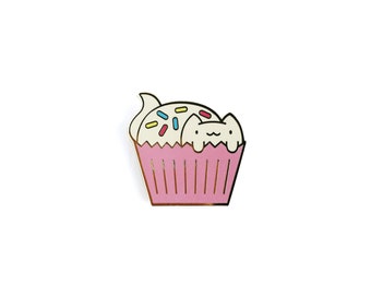 CatCake with Sprinkles • Hard Enamel Lapel Pin