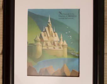 Arendelle Castle - Frozen - Disney - Aproximaitely 6 x 8 inches
