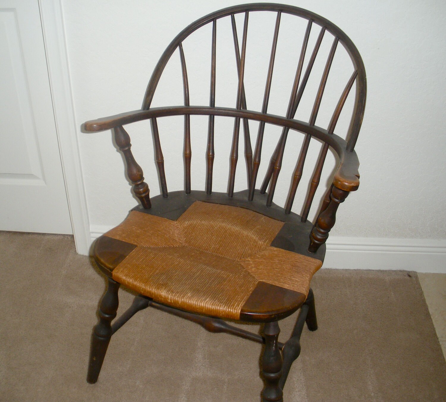 Charming Antique Nichols & Stone Windsor Chair 1860's ๐zoom - Charming Antique Nichols & Stone Windsor Chair 1860's