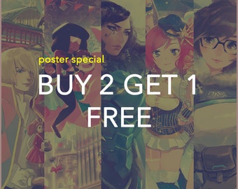 Poster Special Buy 2 Get 1 Free