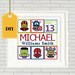 Birth announcement cross stitch pattern avengerscross stitch baby avengers cross baby superhero custom cross stitch DIY Cross Stitch