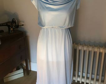 Handmade pale blue summer dress