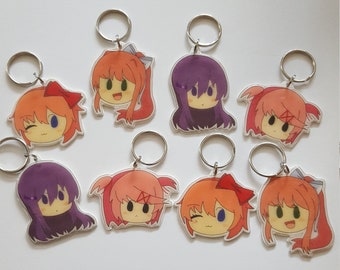 Doki Doki Literature Club keychains