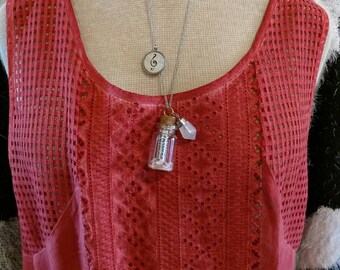 Bottle Necklace- Message in a Bottle
