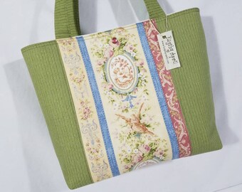 Victorian Cherubs and Roses purse tote Bags by April Angels Doves